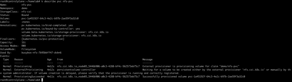 NFS Persistent Volume in Kubernetes architecture diagram